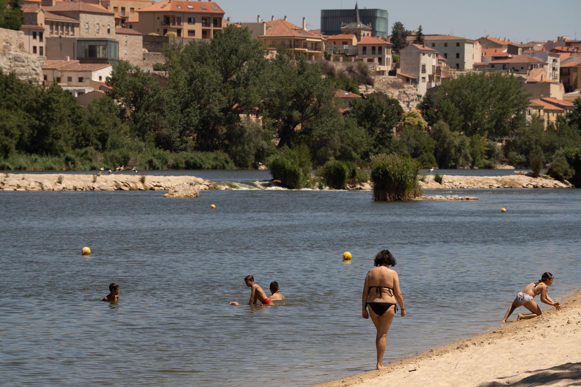 La segunda ola de calor del verano golpea Zamora