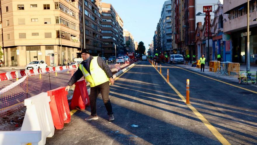 Reapertura al tráfico de un carril del primer tramo de Giorgeta