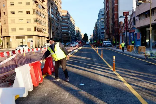 Reapertura de la avenida de Giorgeta en València