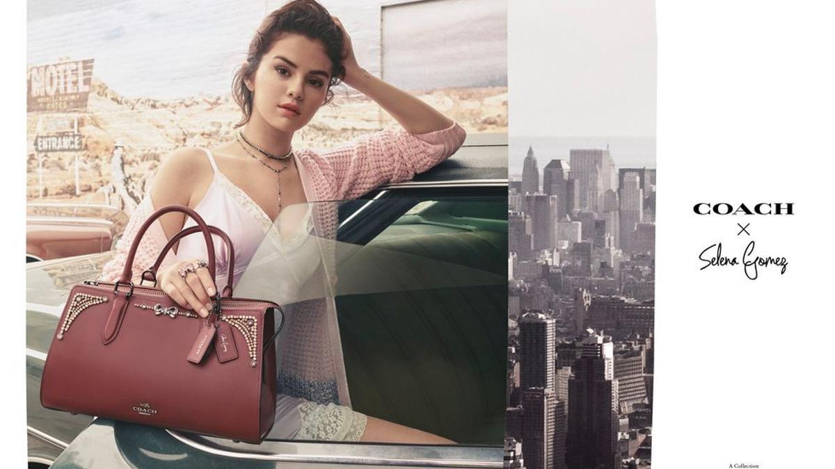 Selena Gómez en la campaña de otoño-invierno 2018 de Coach