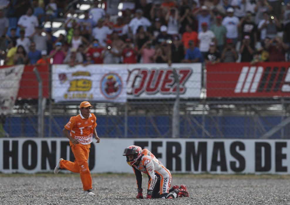 Las caídas del GP de Argentina de MotoGP