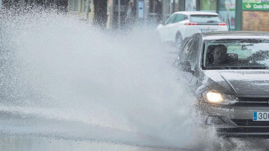 The cyclone passes through Tenerife without leaving large showers