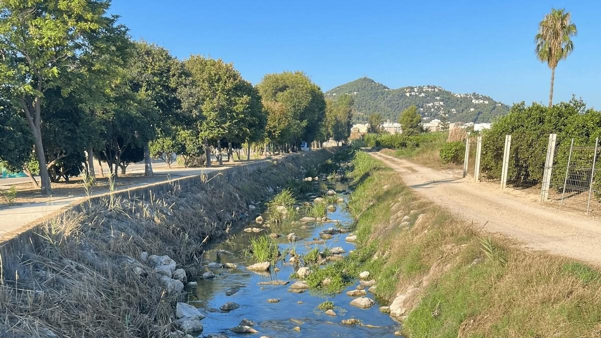 Una acequia de Oliva en una imagen de archivo.