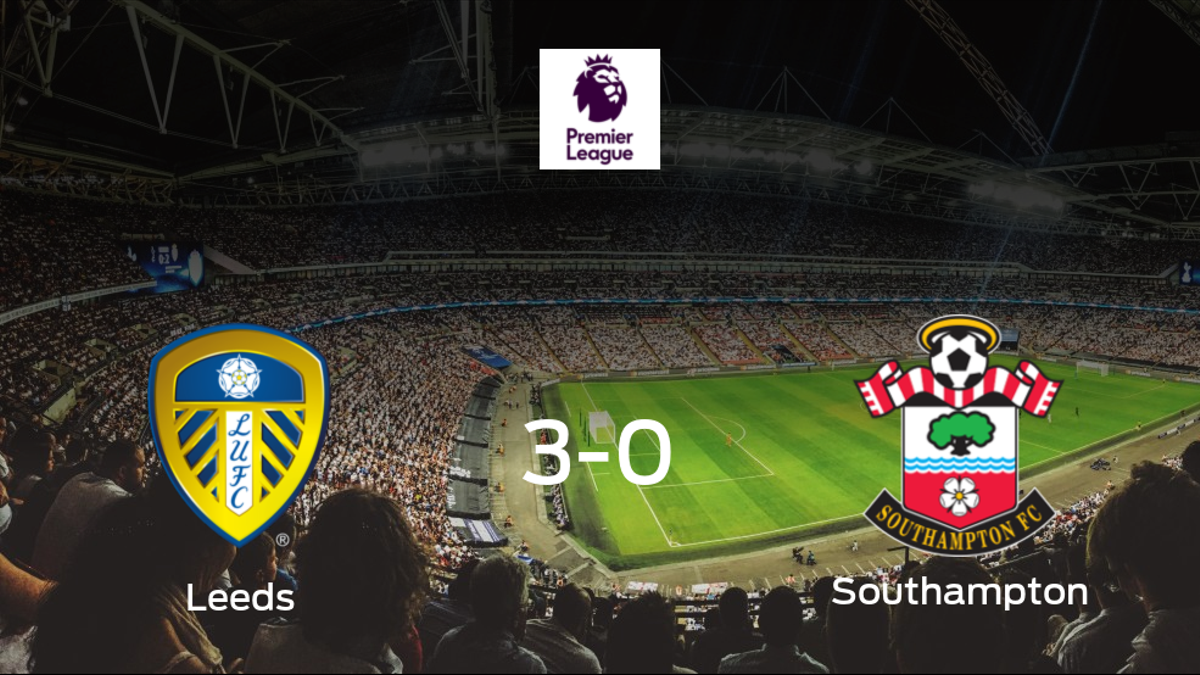 El Leeds United se hace con los tres puntos tras golear al Southampton en casa (3-0)