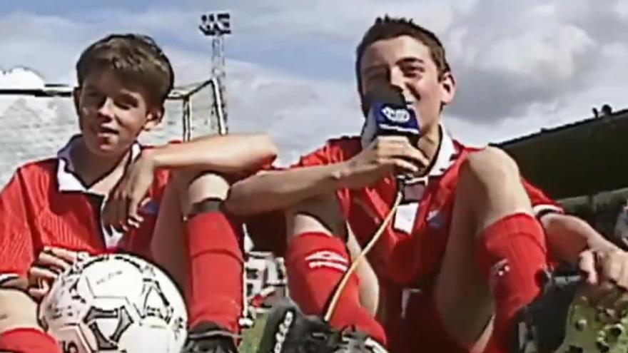 Iago Aspas, con11 años critica a los árbitros: