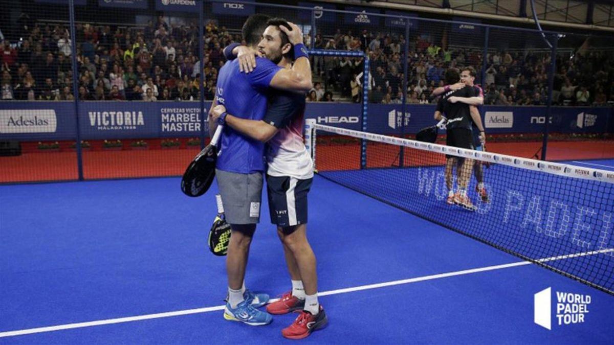 Maxi y Sanyo celebran el triunfo y un nuevo título en su palmarés