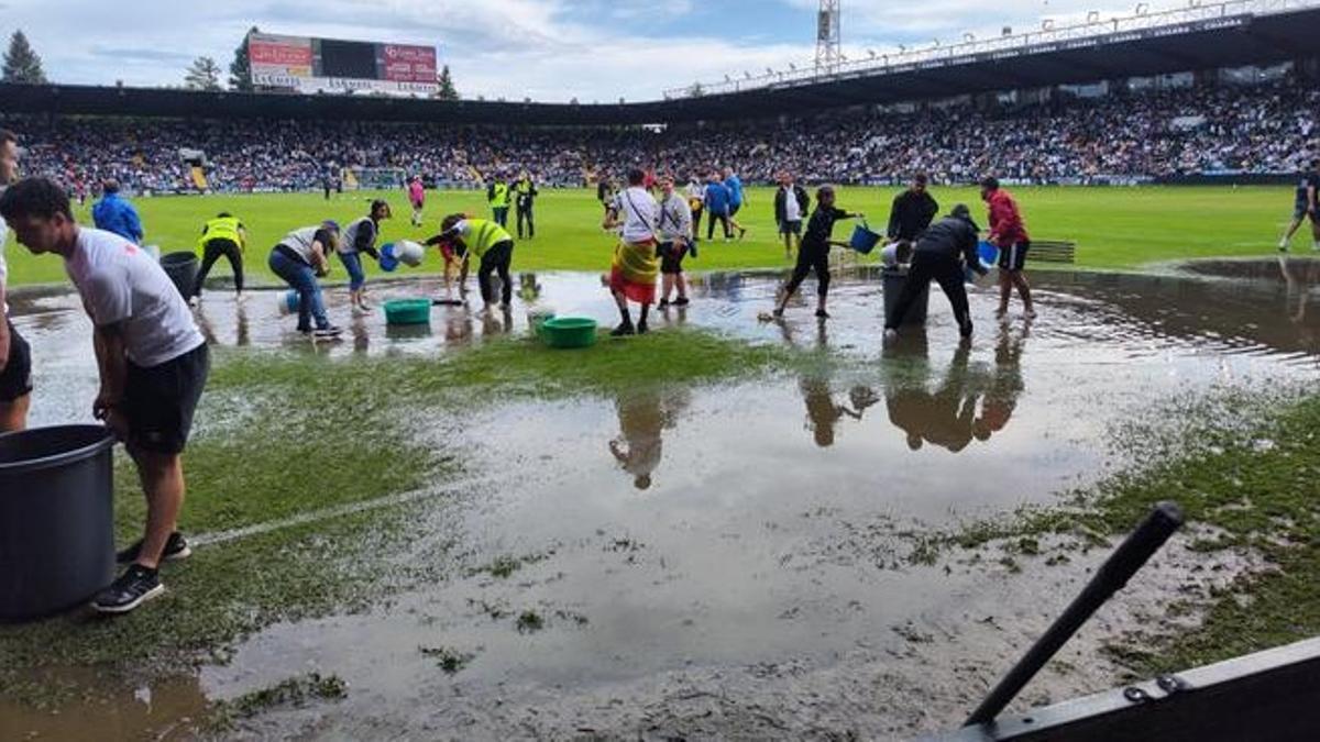 Paralizada la Final por el ascenso a Segunda RFEF por una intensa granizada