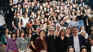 Meryl Streep, en un encuentro con estudiantes de Arte Dramático.