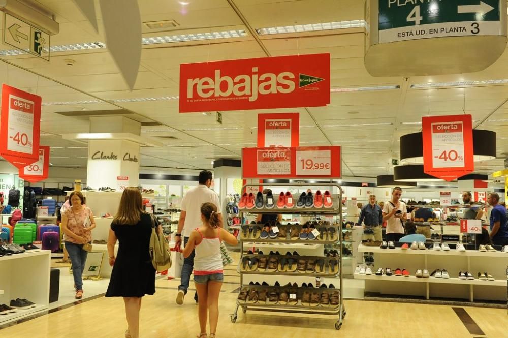 Comienzan las rebajas en Murcia