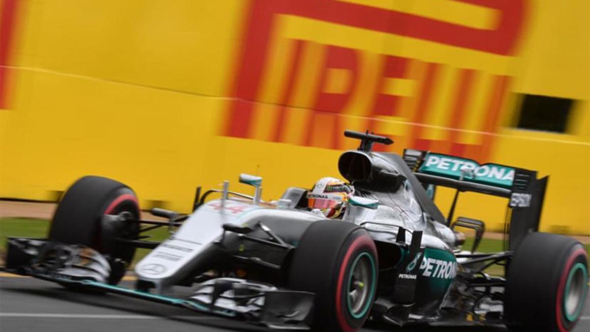 Hamilton, el más rápido en Australia