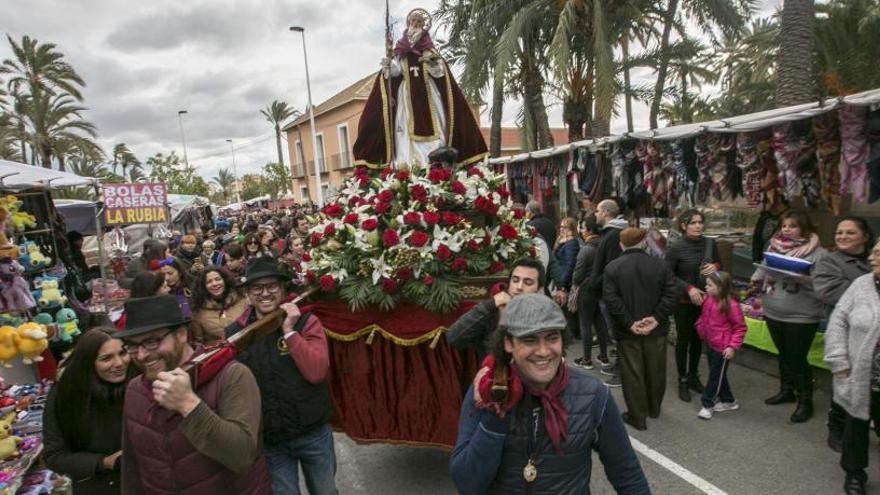 La romería de San Antón el año pasado.