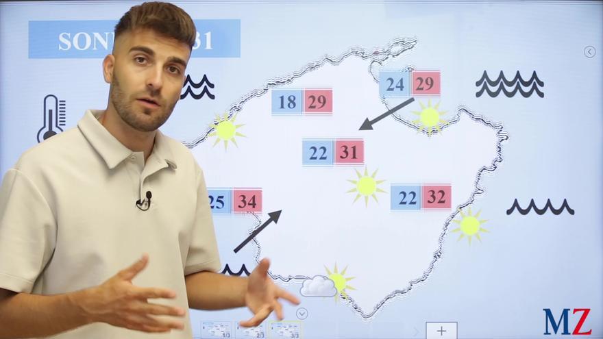 Im Video: So wird das Wetter auf Mallorca am letzten Juli-Wochenende 2022
