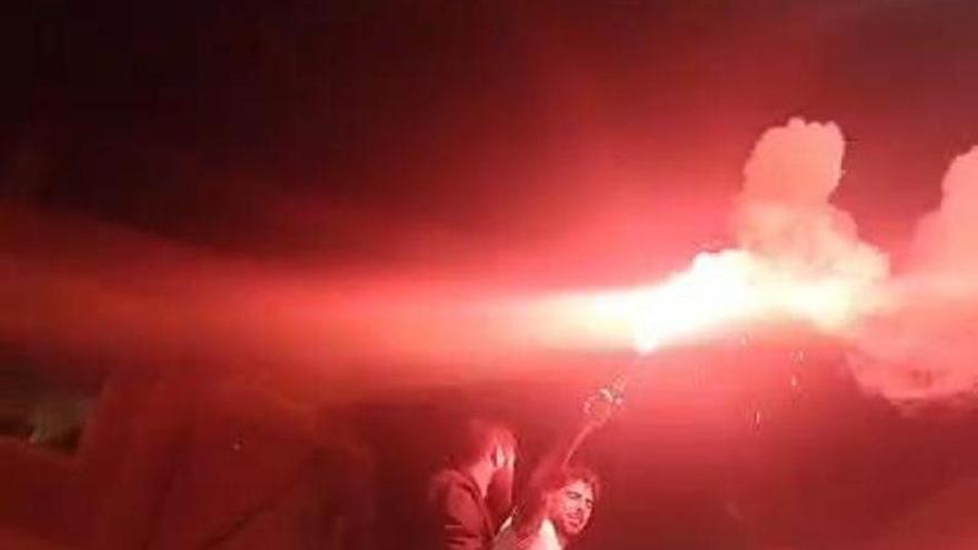 La celebración del ascenso de la UD Castellonense