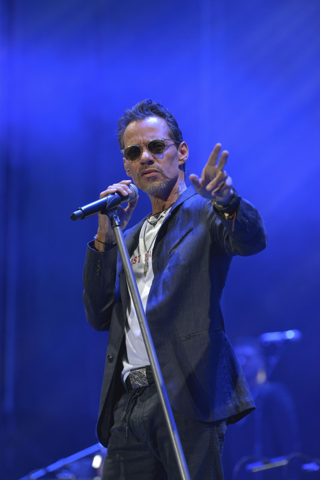 El concierto de Marc Anthony en el Marenostrum Fuengirola, en imágenes