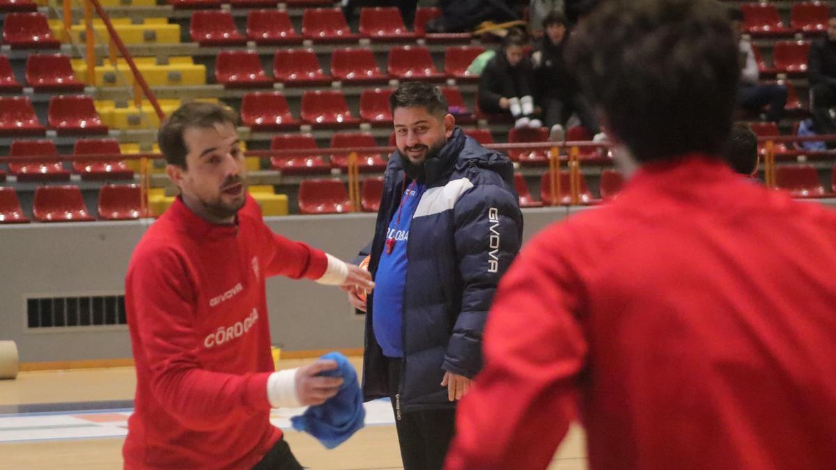 Josan González, en una sesión de entrenamiento esta semana en Vista Alegre.