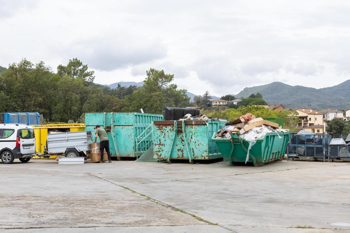 La deixalleria d'Arbúcies.