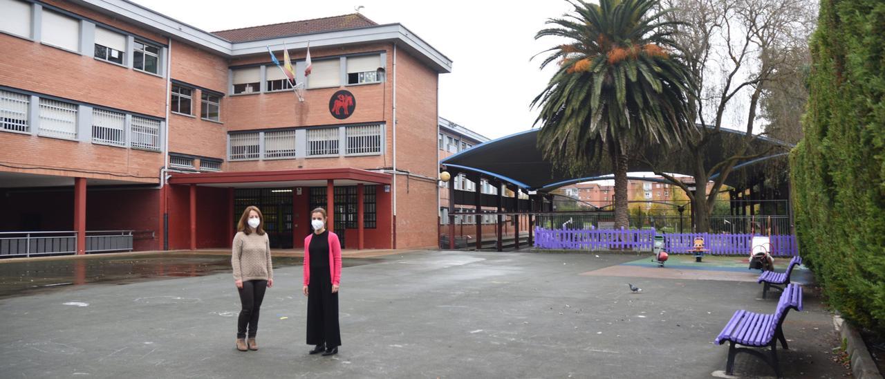 Exterior del colegio Noega.