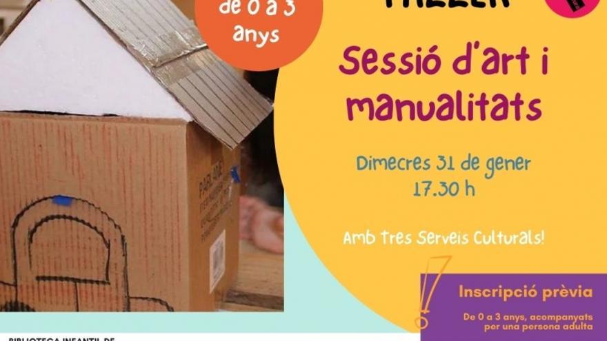 Sessió dart i manualitats, amb Tres Serveis Culturals