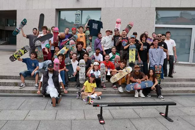 Vigo se llena de skaters con estrella en la Nozilla Jam