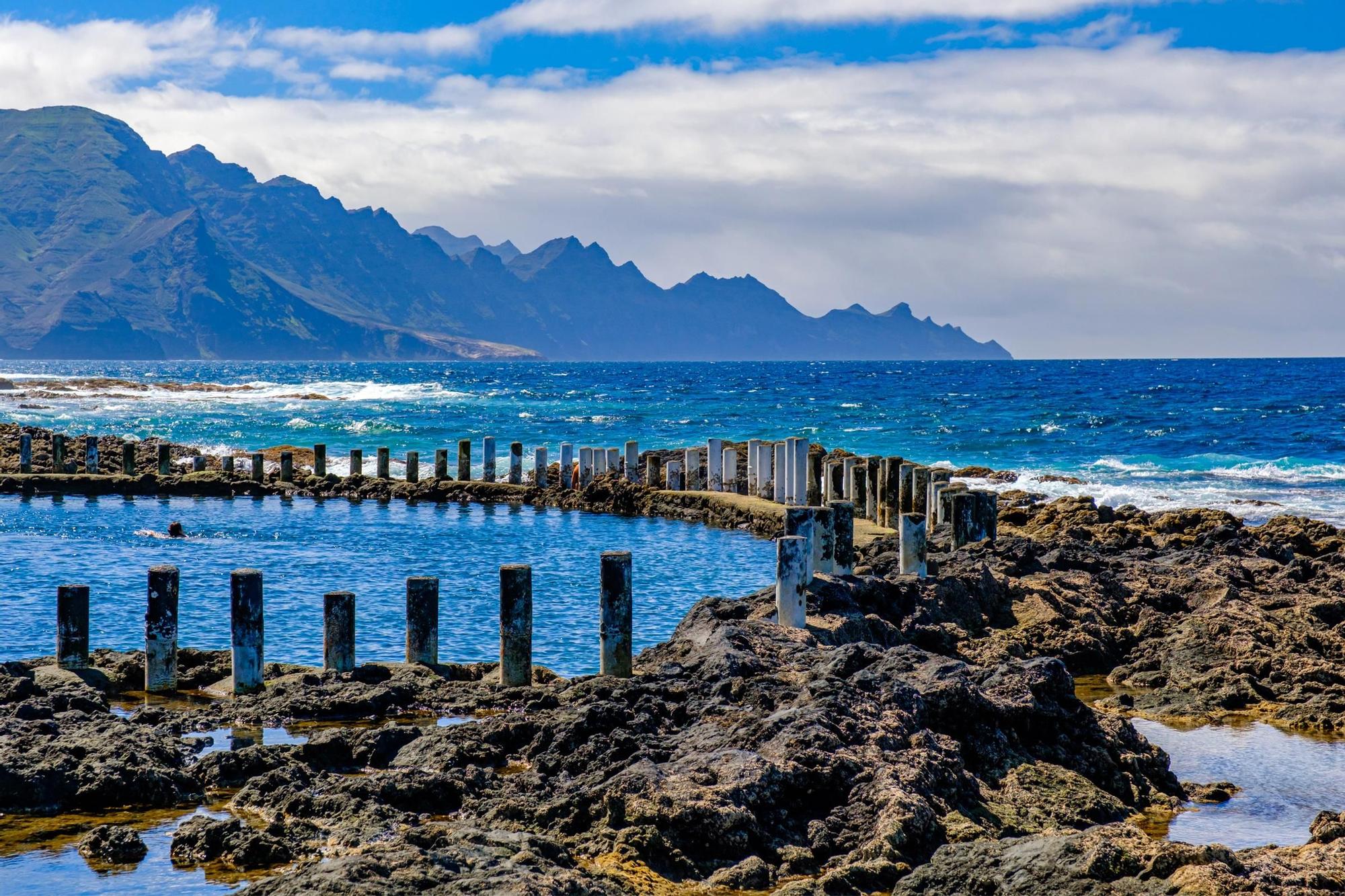 Las mejores playas con piscinas naturales en Gran Canaria.