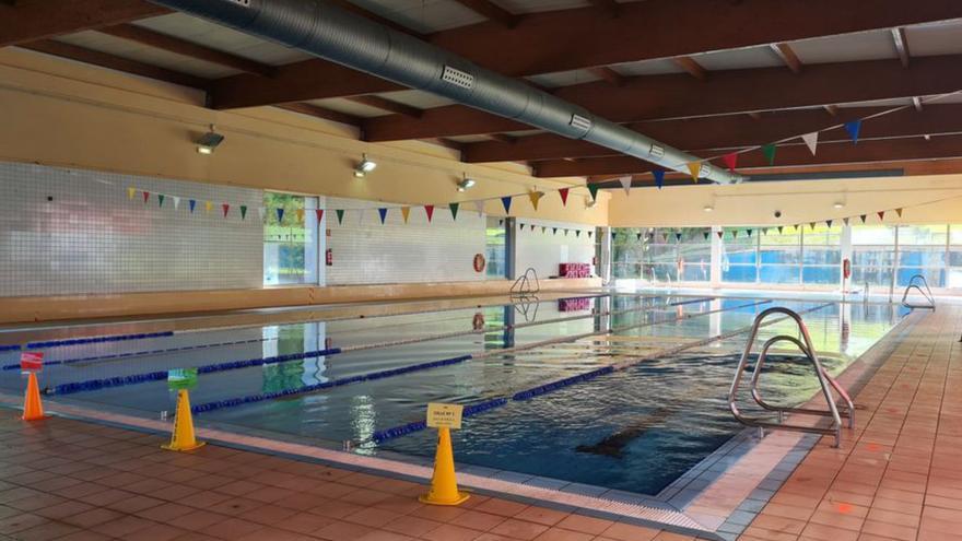 Piscinas climatizadas del Complejo Deportivo Corvera.