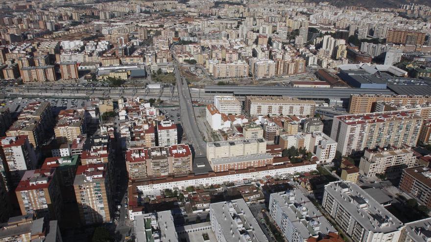 Una imagen aérea de la ciudad de Málaga.