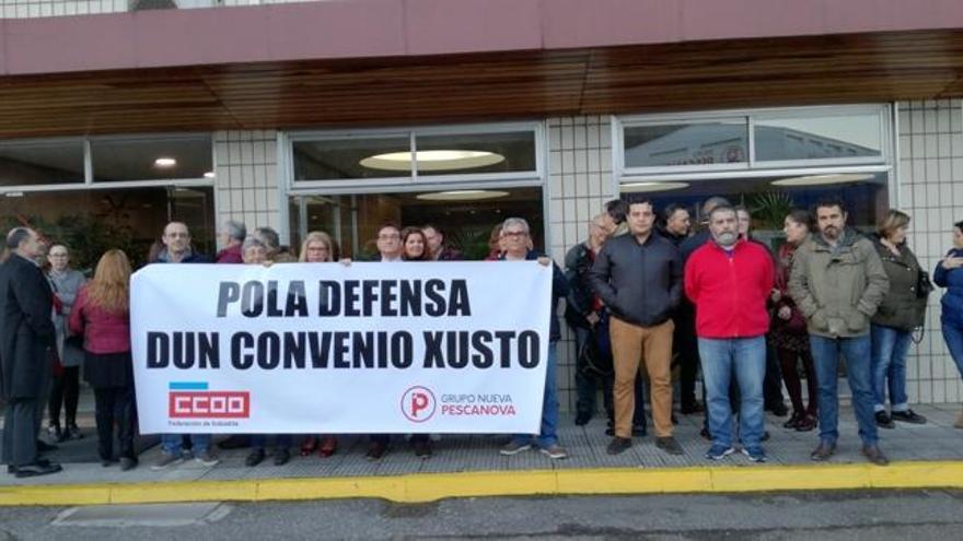 CC OO realiza los primeros paros contra el convenio de Nueva Pescanova