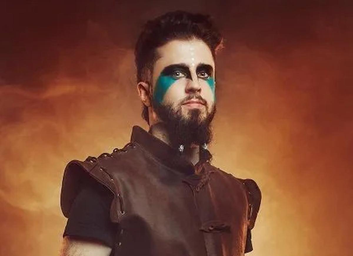 Diego Palacio, líder de la banda madrileña de folk metal sinfónico Celtian