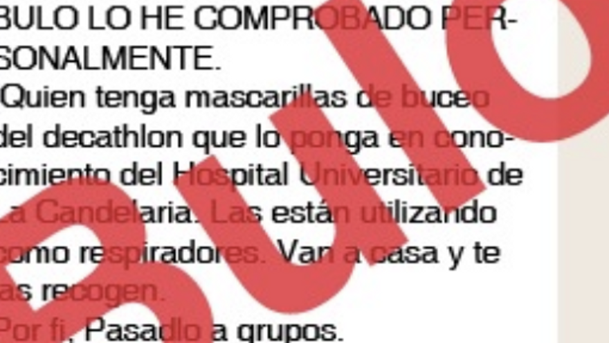 Sanidad pide que no se difundan bulos sobre el COVID-19 en redes sociales