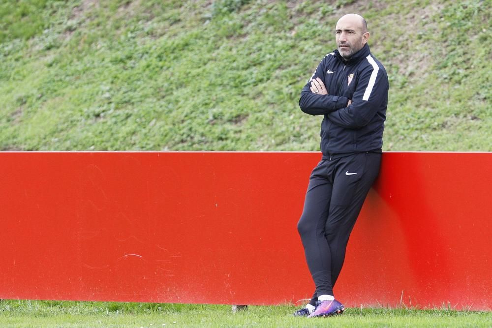 Entrenamiento del Sporting