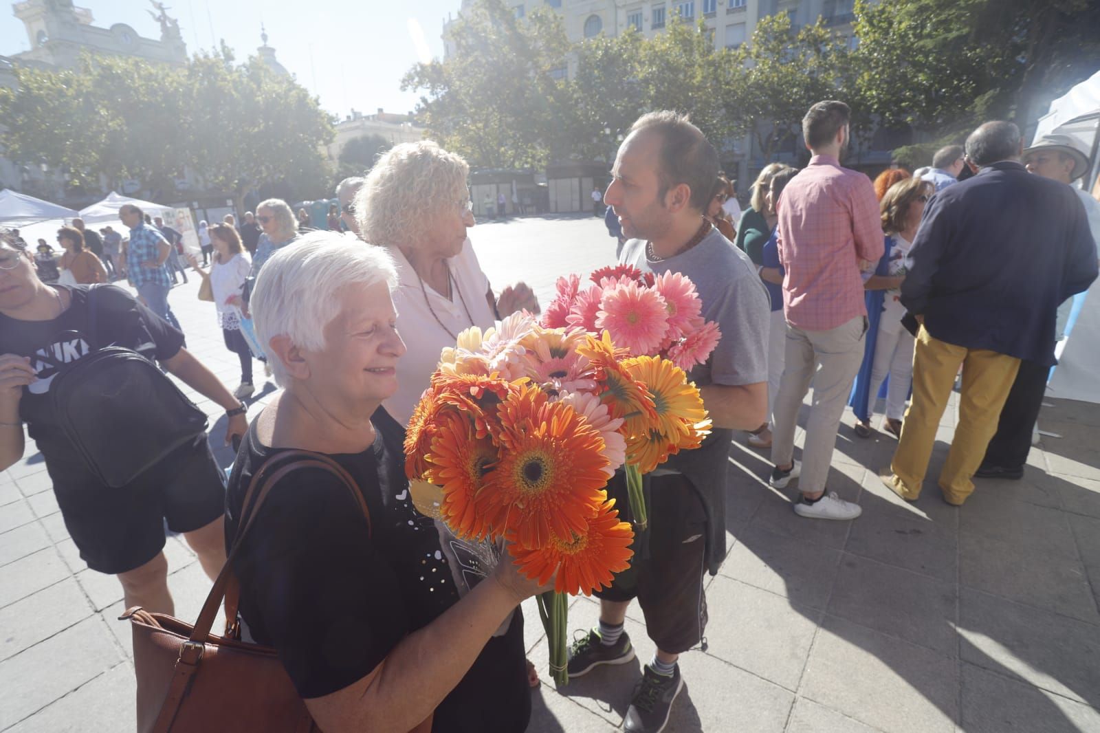 Día de las personas mayores en la plaza del Ayuntamiento