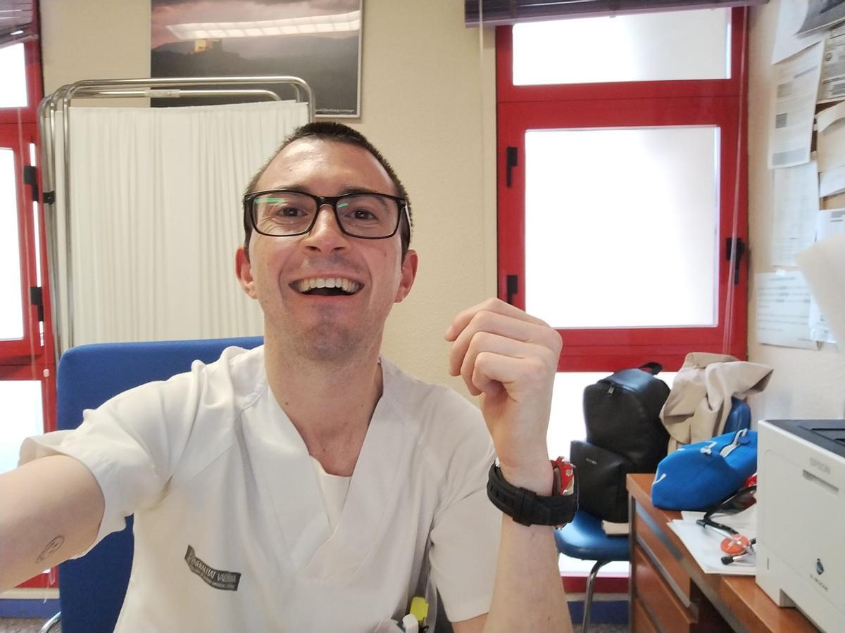 El doctor Pablo Sanz, secretario de la Sociedad Valenciana de Medicina Familiar y Comunitaria