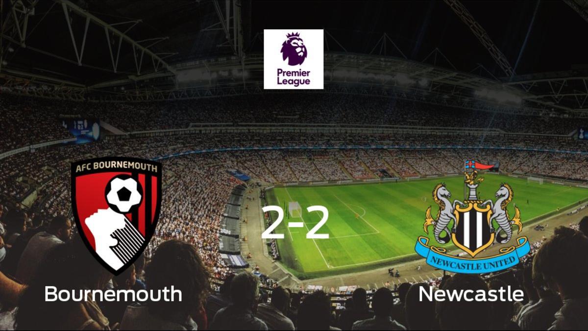 Empate a 2 entre el Bournemouth y el Newcastle