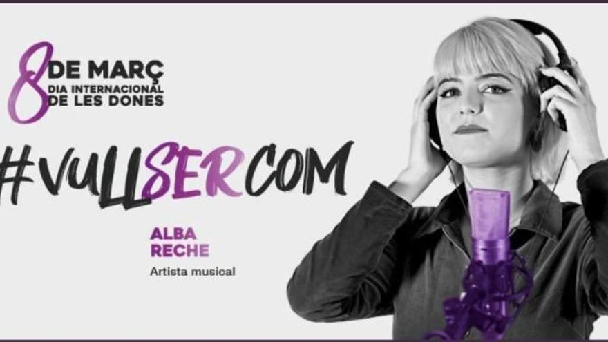 Imagen de Alba Reche en la campaña