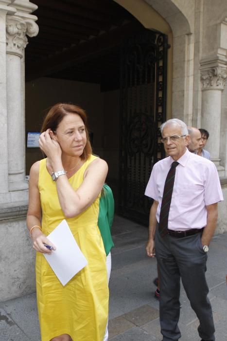 Marta Madrenas i Eduard Berloso, a la plaça del Vi