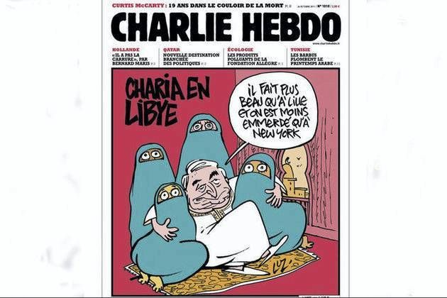 Sátira de las portadas del 'Charlie Hebdo'