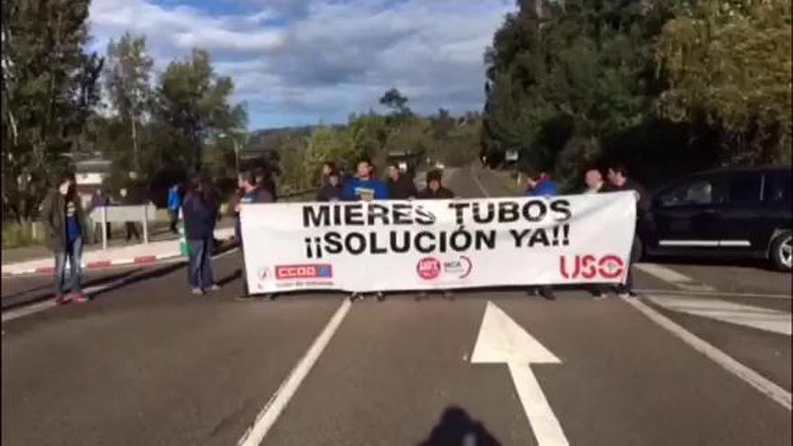 La protesta de Mieres Tubos