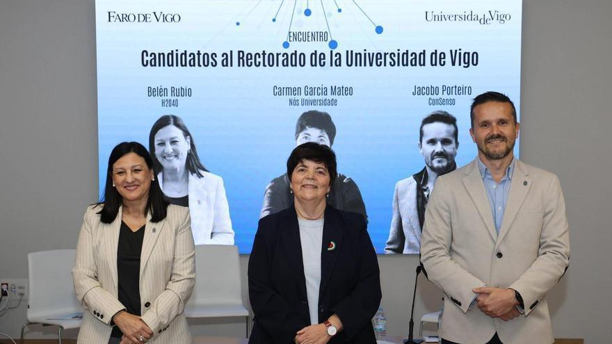 Elecciones en la UVigo: Rubio y García Mateo votarán a primera hora y Porteiro, que será interventor, al cierre de su mesa