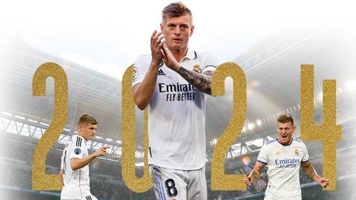 Kroos renueva hasta 2024.