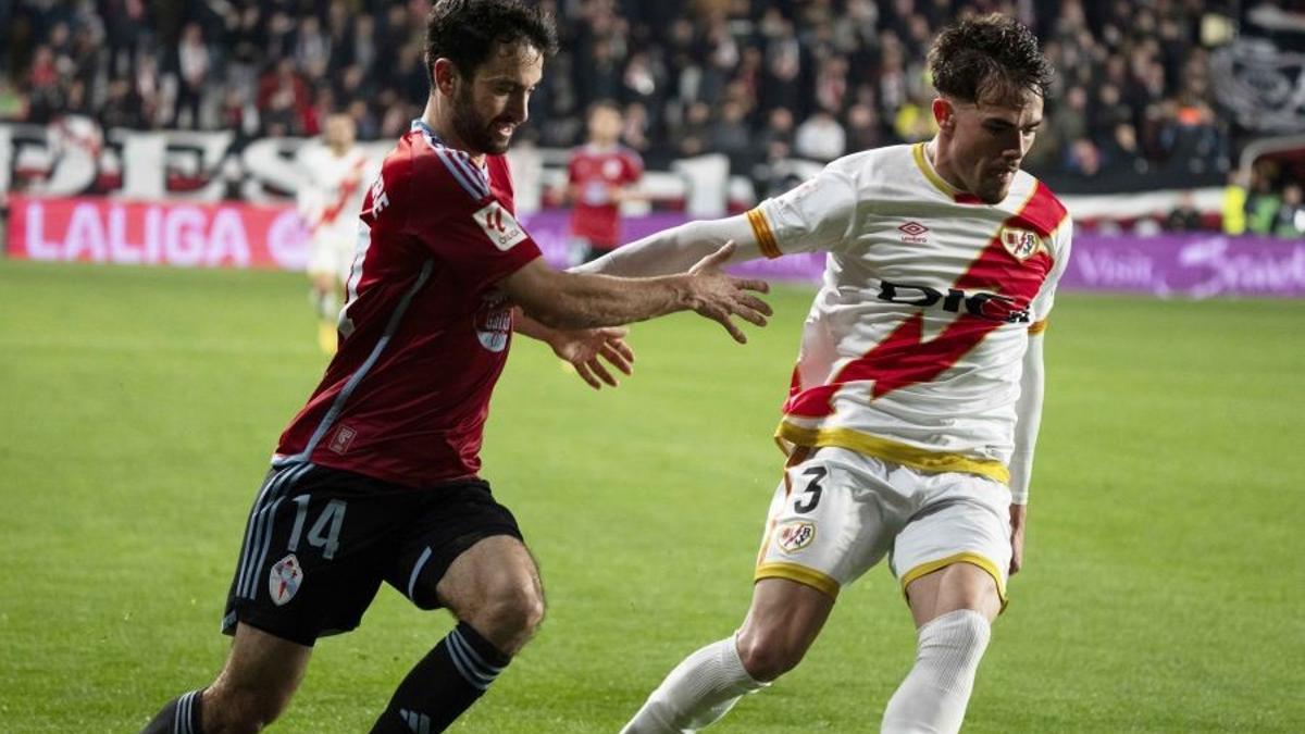 Pep Chavarría, en el partido ante el Celta del pasado lunes.