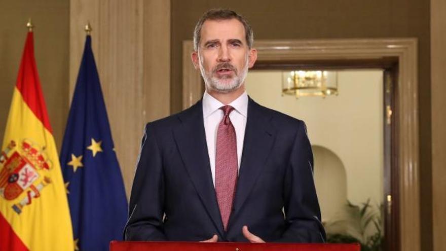 Felipe VI: "Es una crisis que estamos combatiendo y que vamos a vencer y superar"