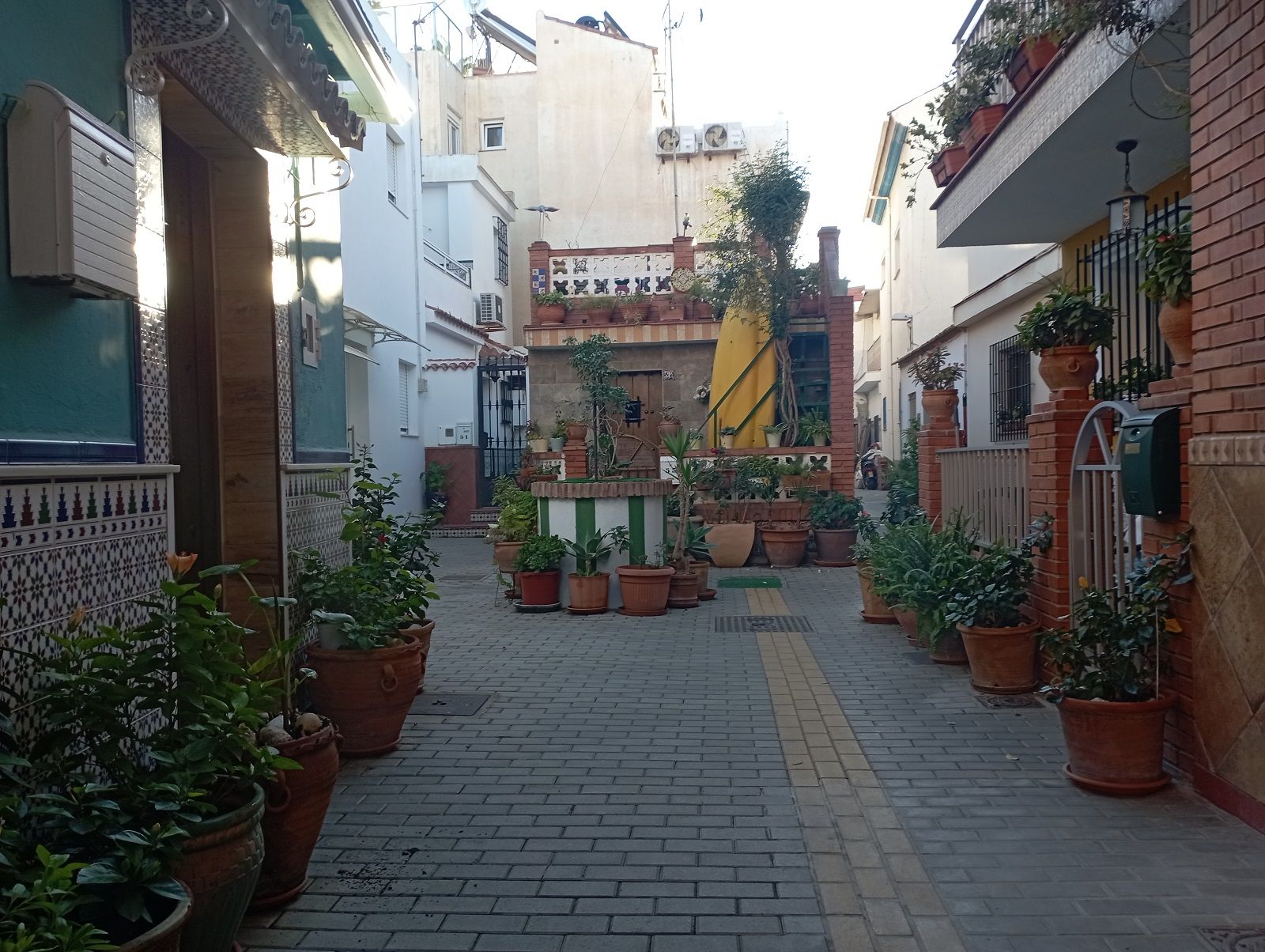 Un rincón de la calle Pedraza Páez en El Palo, en una foto del pasado noviembre.