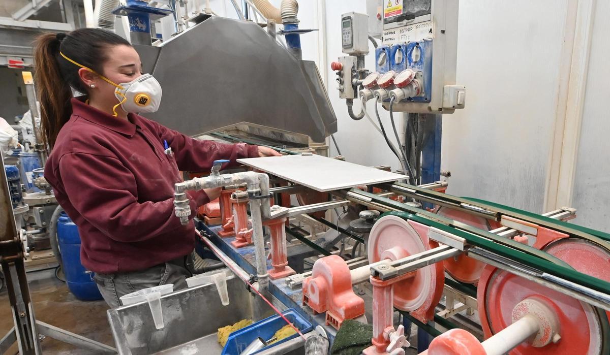 Fábrica de cerámica.