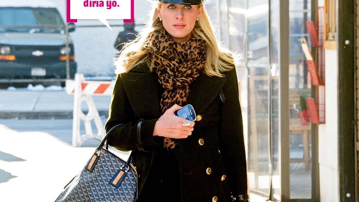 Nicky Hilton de compras por la calle