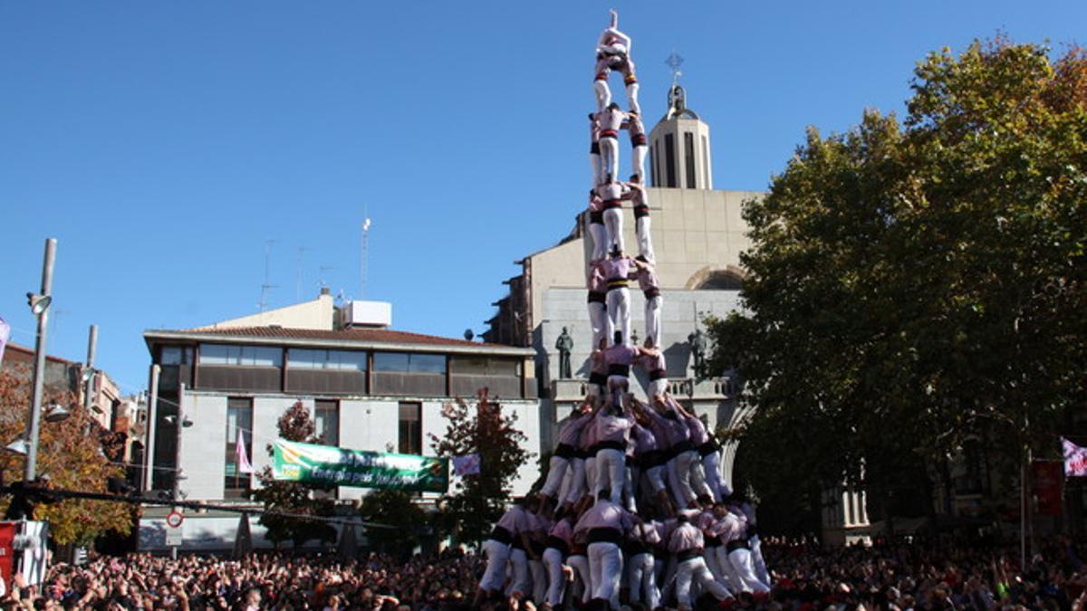 Minyons de Terrassa consiguen cagrar un '3 de 10 amb folre i manilles'