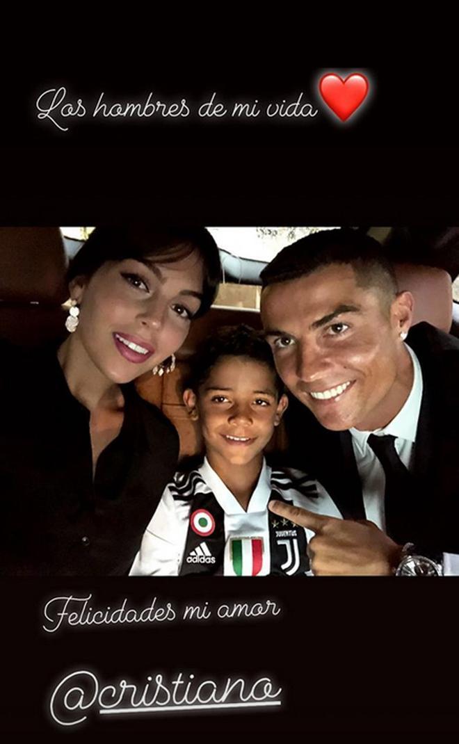 Georgina Rodríguez felicita a Cristiano por su nuevo fichaje con la Juventus