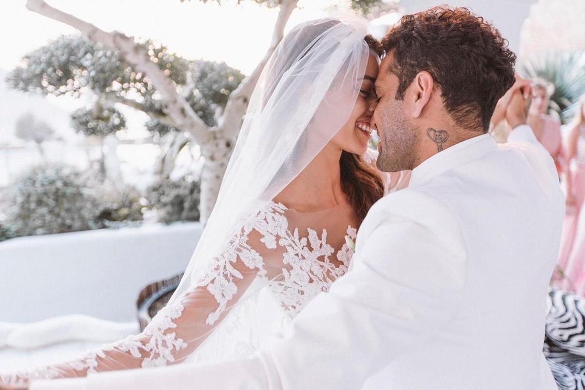 La foto de la boda de Dani Álves y Joana Sanz en julio de 2017