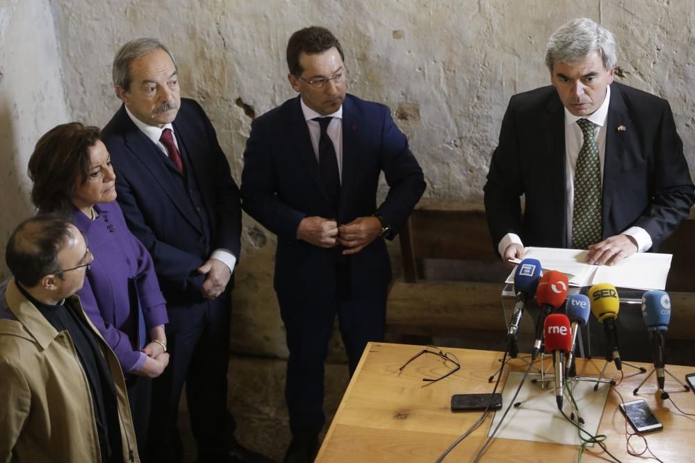 Presentación del proyecto de restauración de las pinturas murales de San Miguel de Lillo