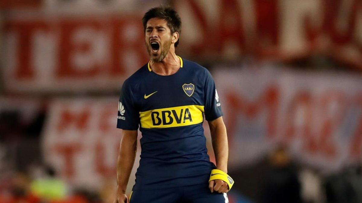 Pablo Pérez fue uno de los jugadores más afectados en la final vuelta de la Copa Libertadores