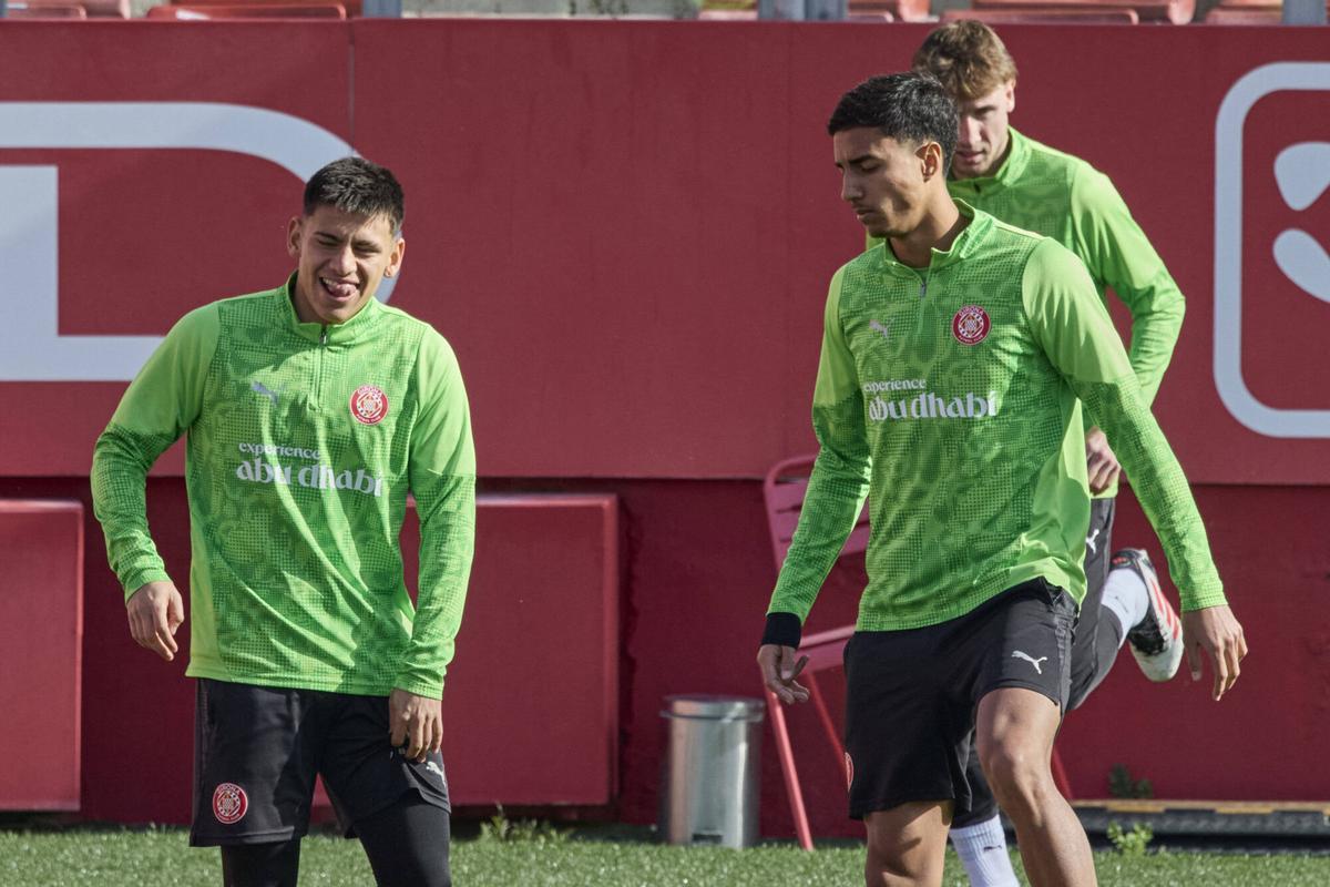 L'entrenament del Girona d'aquest diumenge, en imatges